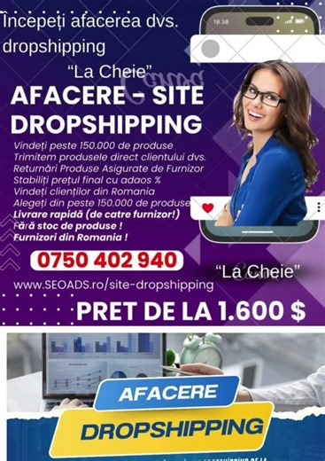 🌐 Creare Site Dropshipping - 🌐 Creare Magazin Online în Format Dropshipping - 0750 402 940