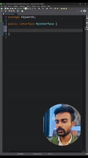 Amit IT Official on Instagram: "Hayyy Students 👋 All variables in interface are by default public static and final. As the variable is final, it should have some value. That is why Java throws compile time error if you don't provide value to variables in interfaces. #Java #JavaDeveloper #JavaProgramming #CodingTips #ProgrammingReels #TechReels #CodeWithMe #DeveloperLife #LearnJava #CodingCommunity #JavaInterview #InterviewPreparation #CSBasics #OOPConcepts #JavaConcepts #ProgrammingFacts #TechE