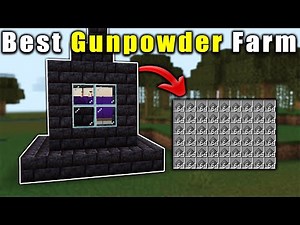 Best Gunpowder Farm for Minecraft Bedrock 1.20 (MCPE - Xbox - PS4)