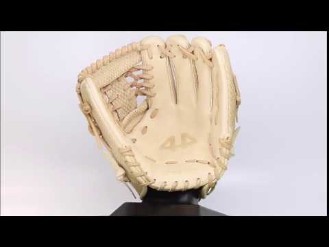 44 Pro Custom Baseball Glove Signature Series Blonde Snakeskin Modified Trapeze