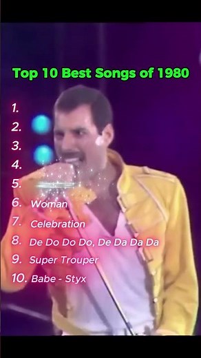 Top 10 Best Songs of 1980