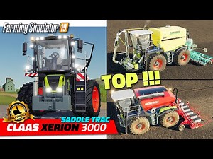 FS19 | NEW CLAAS Xerion 3000 Saddle Trac - review