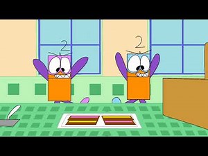 A Reanimated scene from the Numberblocks episode “Square Club” 2