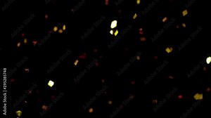 Confetti background for different events. It is suitable for creation of highly high-quality transitions and effects.