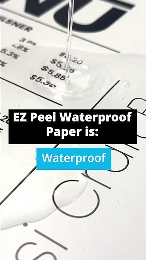 DigitalHeat FX EZ Peel Waterproof Paper