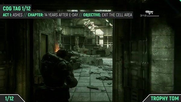Gears of War Reloaded - ACT 1 - All 12 COG Tag Locations