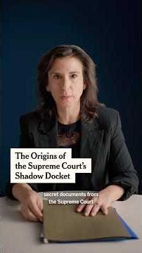 How the Supreme Court’s Shadow Docket Started