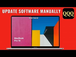 HOW TO UPDATE MACBOOK SOFTWARE MANUALLY