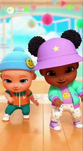 “2 Adorable Babies Breakdance Together! 😍🕺 | Viral Toddler Dance Short”