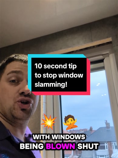 Trade tip on windows! Stop the wind blowing windows shut with 1 tool everybody has. 10 seconds and super easy #diy #renovation #smallbusiness