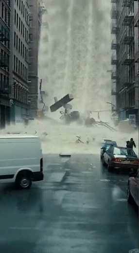 FLASH FLOOD Destroys City Street in SECONDS - Raw Footage! 🌊😱