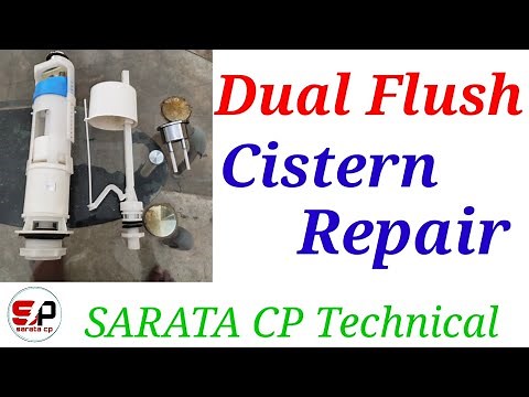 How to repair dual flush toilet cistern