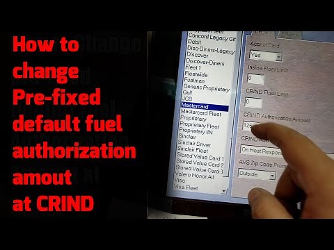 CRIND Authorization Limit Setup/#How to Change Card Authorized Amount at the Pump/#Gilbarco Passport