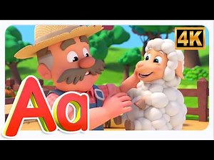 The Farmer in the Dell | A Happy Farm Adventure | Animated Kids Song