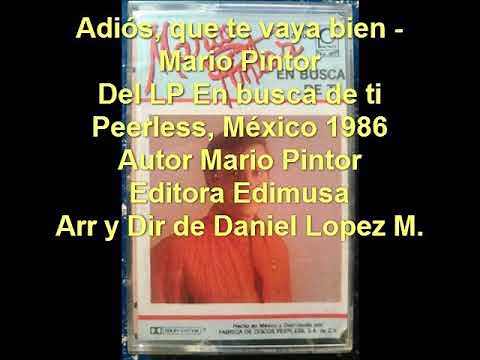 Adiós que te vaya bien Mario Pintor 1986