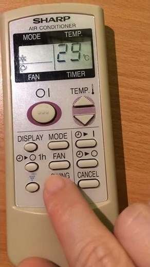 Remote for Sharp Air Conditioner