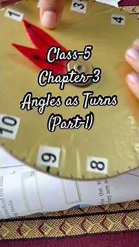 Angles as turns | Class 5 Maths NCERT | Chapter-3 | Part-1 #kvs #ncert #class5 #maths #school #angle