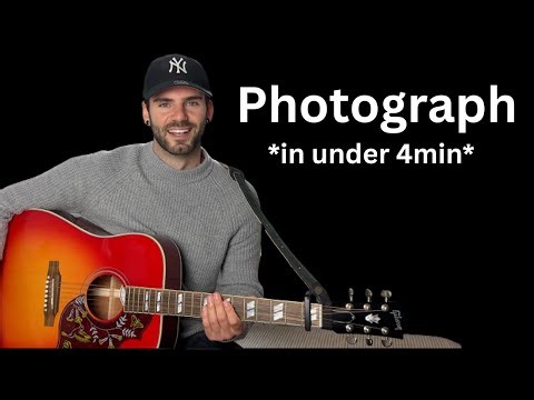 Play Photograph in 4 Minutes (Easy Ed Sheeran Guitar Lesson)