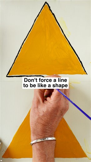 A lot of people use lines to outline a shape, but that is not what lines do best. Lines are different from shapes. They don’t want to trace edges. They want to move freely wherever they feel like going. Which looks better to you? Let lines be lines instead of forcing them to act like shapes, and your art will instantly look better. | Art2Life