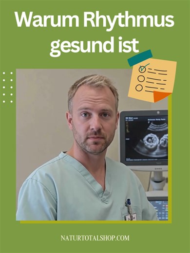 Warum Rhythmus gesund ist Feste Zeiten und wiederkehrende Abläufe geben deinem Körper Sicherheit. Regelmäßigkeit unterstützt Verdauung, Nervensystem und Energie – ganz ohne strenge Regeln. 🌿 Dieses Short zeigt dir, warum Rhythmus ein Schlüssel für natürliche Gesundheit ist. 🌿 Natur Total Magazin – Ihr Ort für Wissen, Trends und Inspiration rund um Natur und Gesundheit In einer Welt, die immer hektischer wird, sehnen wir uns alle nach Balance, Wohlbefinden und eine Rückbesinnung auf das Wesentl
