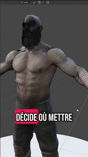 Low poly et high poly en modélisation 3D. #blender3d #blender #maya #3d