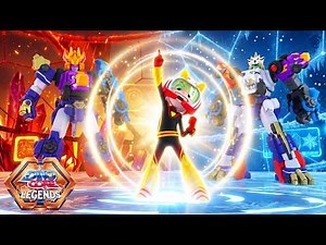 Dinocore Cartoon S01 EP 1-4 | Super Robot D-Buster’s Ultimate Power! | Superhero Cartoons