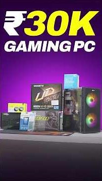 ₹30,000 FULL Gaming Setup Build 2025! | Complete PC + Monitor | Best Budget Gaming PC #chandnimarket