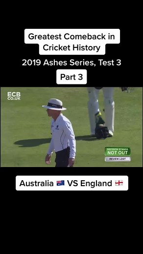 Stokes' Epic Ashes Comeback | Cricket Series 2019