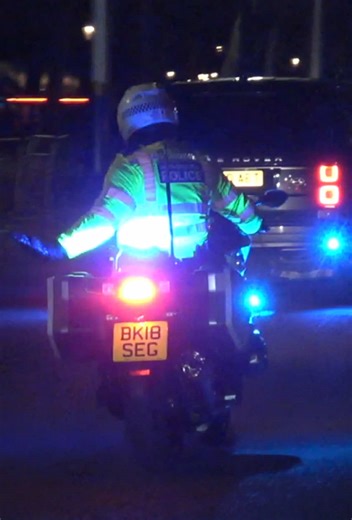 King Charles' Motorcade Escorted Through London