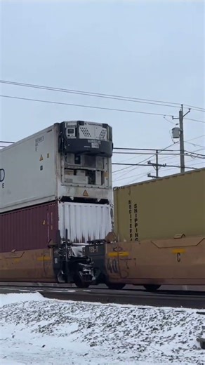 CSX Intermodal Passing Sheldon Ave