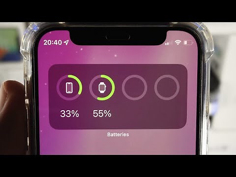 ANY iPhone How To Add a Battery Widget!