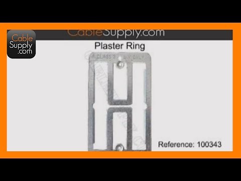 How to Install a Plaster Ring and Wall Plate in Drywall