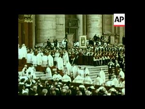 CORONATION OF POPE PAUL (IN COLOUR)