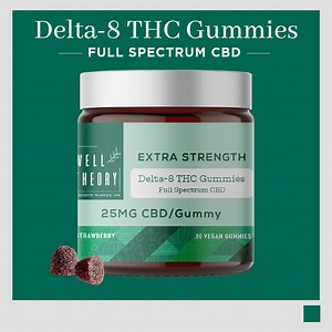 Delta-8 THC Gummy with Full Spectrum CBD - The Well Theory