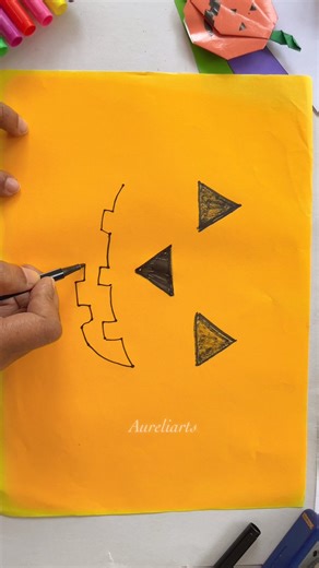 28K views · 90 reactions | Love This Idea!  Easy Paper Pumpkin Lantern for Halloween  . . #halloween2025 #Halloween #halloweendecor #papercrafts #fallvibes #fblifestyle | Aureliarts | Facebook