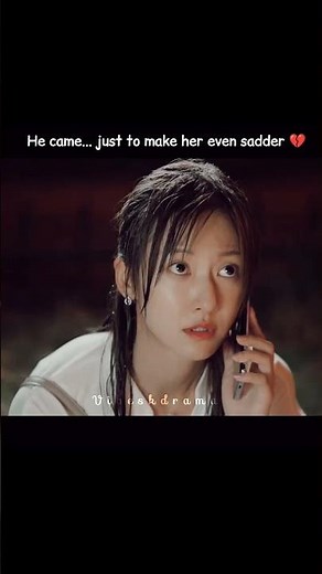 He came back... just to make her even sadder 💔 | Mysterious love | Cdrama | #shorts #cdrama #sad
