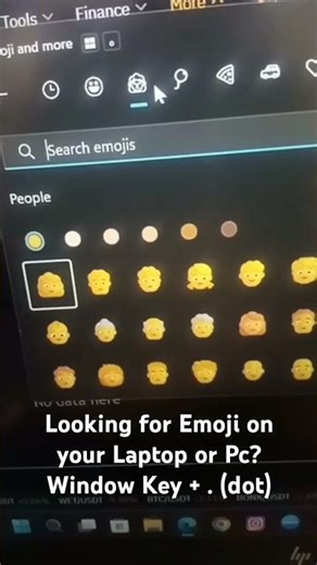 Emoji on your PC or Laptop
