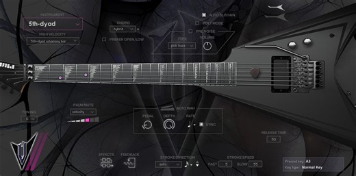 Prominy announces V-METAL 2 - Virtual Electric Guitar for Kontakt Player