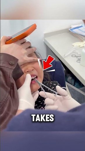 The Easiest Way to Pull a Kid’s Tooth 🏥 #shorts #teeth