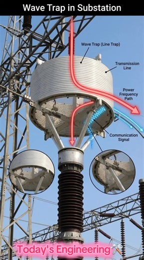 Wave Trap Operation in Electrical Substations
