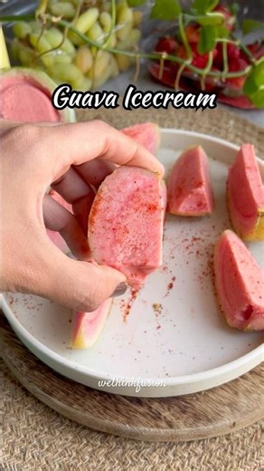 Guava Icecream recipe | Homemade Icecream recipe | Summer recipes | #trendingreels #recipe