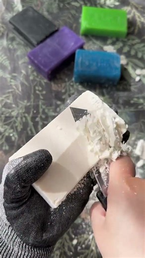 soap cube's ASMR satisfying soap cutting soap carving #asmr