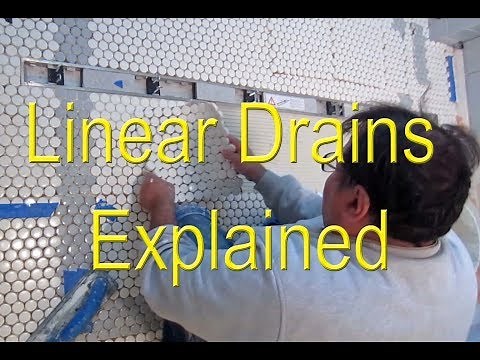 🤔 Linear drains for tile showers explained👍