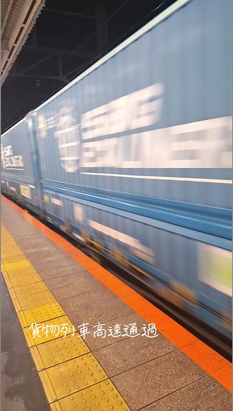 2025年3月12日 貨物列車高速通過 #貨物列車#コンテナ列車#通過列車