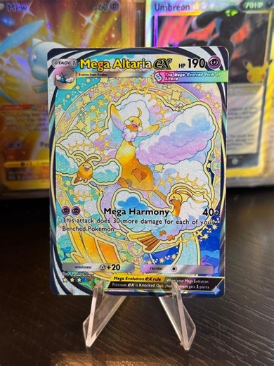 Mega Altaria Shiny Shining Card Fan Art - Etsy