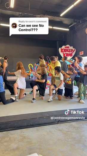 Rehearsal of 'NO CONTROL' with a SpongeBob Musical Twist