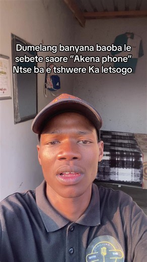 Dumelang banyana: Akena phone — Megala ya letsogo