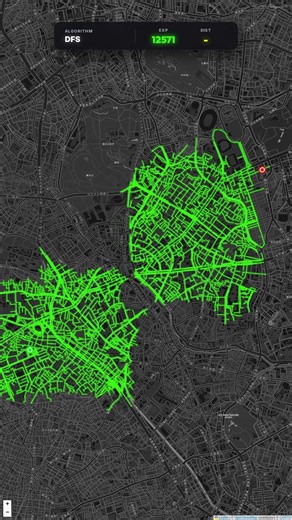 Real Map Implementation of DFS 🇯🇵