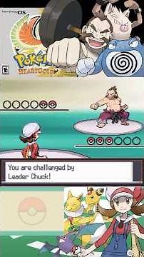 Pokémon HeartGold Gym Leader Chuck Gym Battle | Cianwood City Gym Battle | Poliwrath Battle