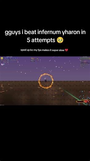 Defeating Infernum Yharon in Terraria: Victory in 5 Attempts!